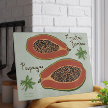Load image into Gallery viewer, Glass Cutting Board - Papaya/Fruta Bomba (2 Sizes)
