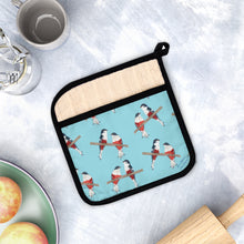 Load image into Gallery viewer, Pot Holder with Pocket - Cuban Trogon/Tocororo
