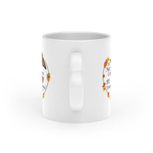Load image into Gallery viewer, Christian Message Heart-Shaped Mug (White)
