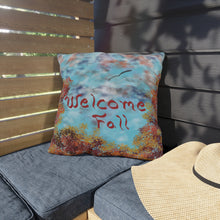 Load image into Gallery viewer, Outdoor Throw Pillows - Welcome Fall
