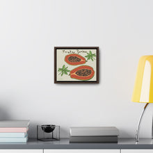 Load image into Gallery viewer, Fruta Bomba Gallery Canvas Wraps, Horizontal Frame (2 sizes and 2 Frame Colors)
