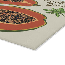 Load image into Gallery viewer, Glass Cutting Board - Papaya/Fruta Bomba (2 Sizes)

