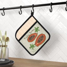Load image into Gallery viewer, Pot Holder with Pocket - Papaya/Fruta Bomba 1
