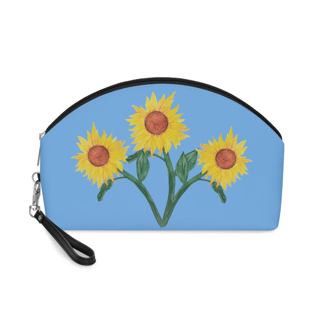Sunflowers Makeup Bag