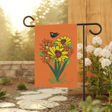 Load image into Gallery viewer, Garden &amp; House Banner-Bouquet of Cheer Burnt Orange background

