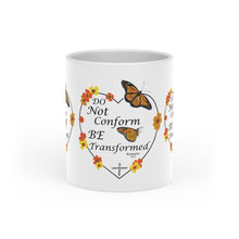 Load image into Gallery viewer, Christian Message Heart-Shaped Mug (White)
