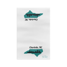 Load image into Gallery viewer, NC State Charlotte, NC Microfiber Tea Towel

