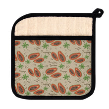 Load image into Gallery viewer, Pot Holder with Pocket - Fruta Bomba/Papaya
