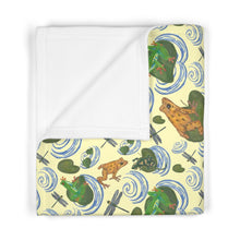 Load image into Gallery viewer, Amphibious and Friends Soft Fleece Baby/Toddler/Preschooler Blanket
