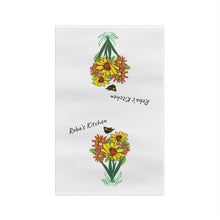 Load image into Gallery viewer, White Wildflower Personalized Microfiber Tea Towel
