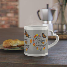 Load image into Gallery viewer, Christian Message Heart-Shaped Mug (Light Grey)
