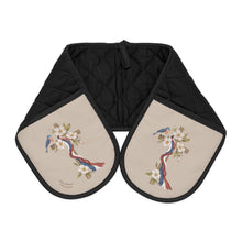 Load image into Gallery viewer, Patriotic Dogwood &amp; Bluebird Oven Mitt

