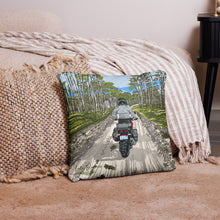 Load image into Gallery viewer, Motorcycle Ride 18x18 Throw Pillow
