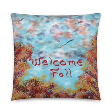 Load image into Gallery viewer, Indoor Welcome Fall Basic Throw Pillow
