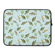 Load image into Gallery viewer, Laptop Sleeve - Fresh Water Fishing
