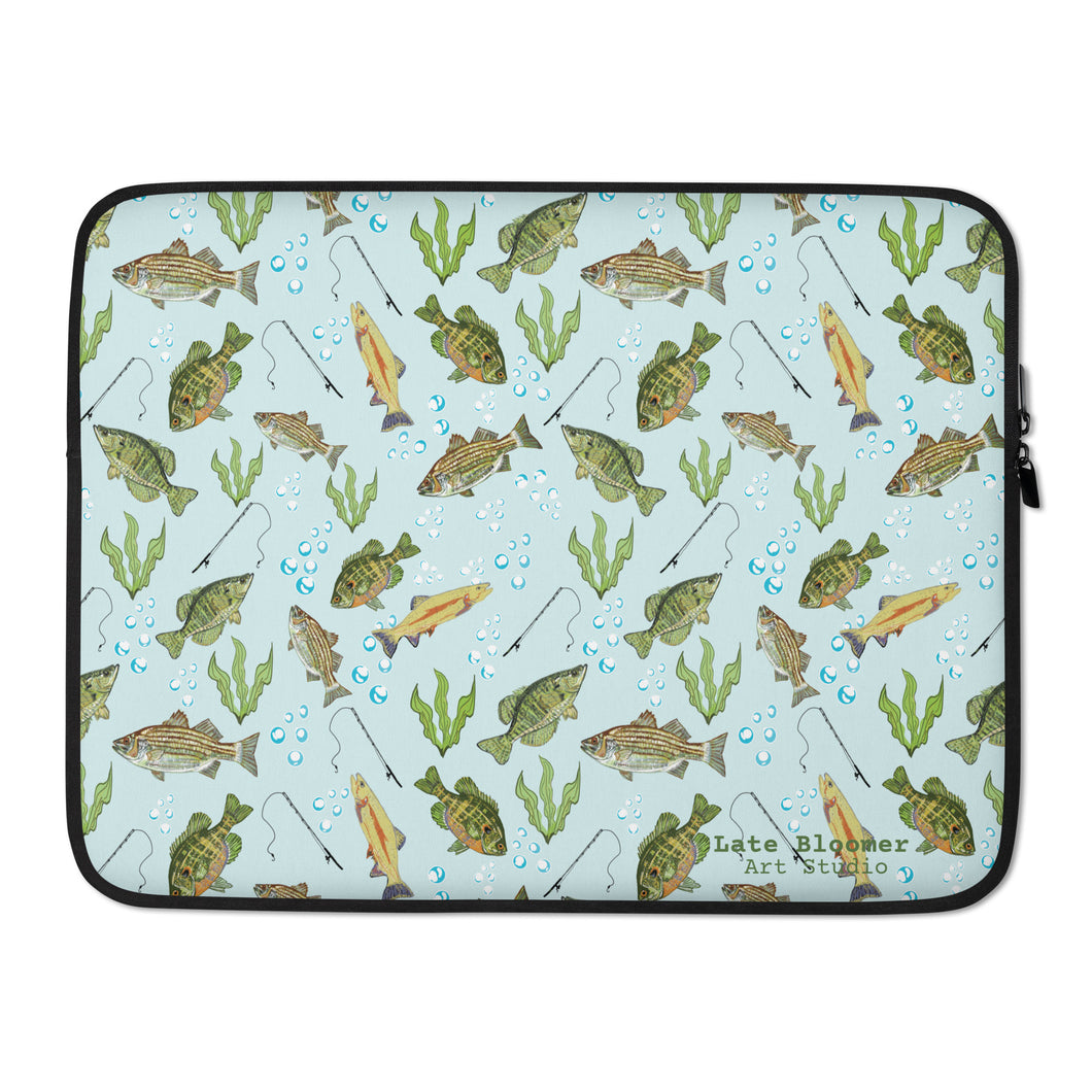 Laptop Sleeve - Fresh Water Fishing