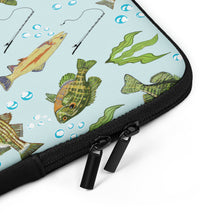 Load image into Gallery viewer, Laptop Sleeve - Fresh Water Fishing
