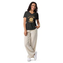 Load image into Gallery viewer, Low Battery and Zero Sunshine - Women’s relaxed v-neck t-shirt
