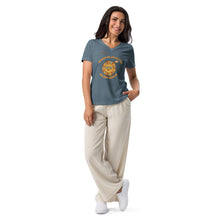 Load image into Gallery viewer, Low Battery and Zero Sunshine - Women’s relaxed v-neck t-shirt
