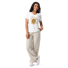 Load image into Gallery viewer, Low Battery and Zero Sunshine - Women’s relaxed v-neck t-shirt
