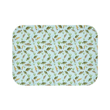 Load image into Gallery viewer, Bath Mat Fresh Water Fish Motifs 24 x 17
