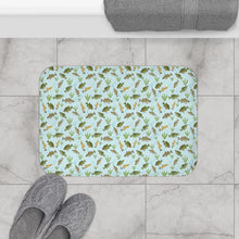 Load image into Gallery viewer, Bath Mat Fresh Water Fish Motifs 24 x 17
