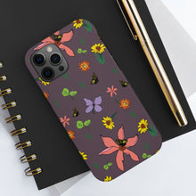 Load image into Gallery viewer, iPhone Purple Wildflowers-Case Mate Tough Phone Cases
