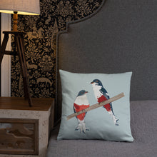 Load image into Gallery viewer, Cuban Trogon/Tocororo Bird Premium Pillow
