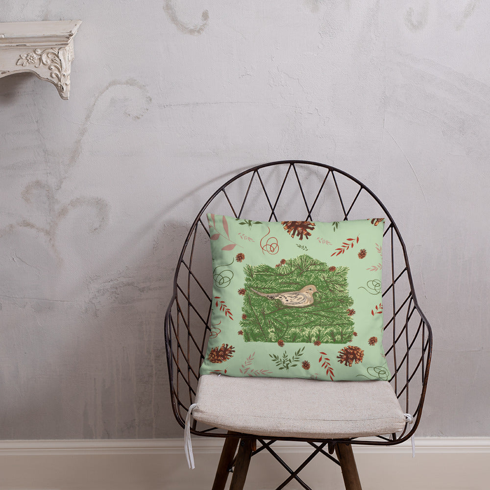 Dove Throw Pillow (2 )sizes