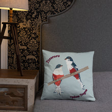 Load image into Gallery viewer, Cuban Trogon/Tocororo Bird Premium Pillow
