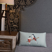 Load image into Gallery viewer, Cuban Trogon/Tocororo Bird Premium Pillow
