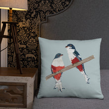 Load image into Gallery viewer, Cuban Trogon/Tocororo Bird Premium Pillow
