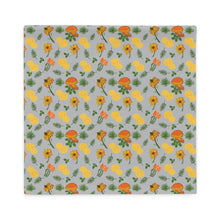 Load image into Gallery viewer, Mushroom and Wild Flowers Pillow Case 18x18 and 22x22 - Late Bloomer Art Studio
