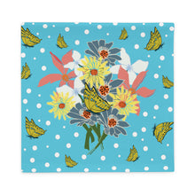 Load image into Gallery viewer, Pillow Case Basic-Tropical Blue Flower Bouquet (2 Sizes) - Late Bloomer Art Studio
