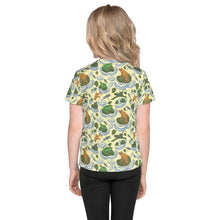 Load image into Gallery viewer, Kids crew neck t-shirt-Amphibious Friends
