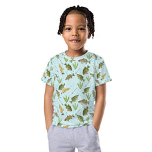 Load image into Gallery viewer, Kids crew neck t-shirt - Fresh Water Fishing
