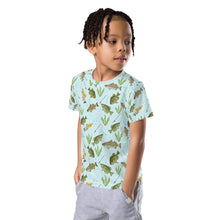 Load image into Gallery viewer, Kids crew neck t-shirt - Fresh Water Fishing

