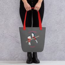 Load image into Gallery viewer, Cuban Trogon/Tocororo Tote bag (Options Black or Red Handle)
