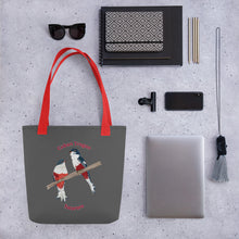 Load image into Gallery viewer, Cuban Trogon/Tocororo Tote bag (Options Black or Red Handle)
